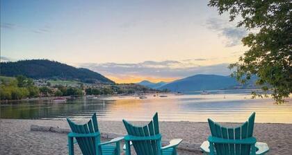 Lake Okanagan Cozy Beach Condo! Corner Penthouse w/ 180° Views