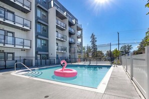 Una piscina climatizada