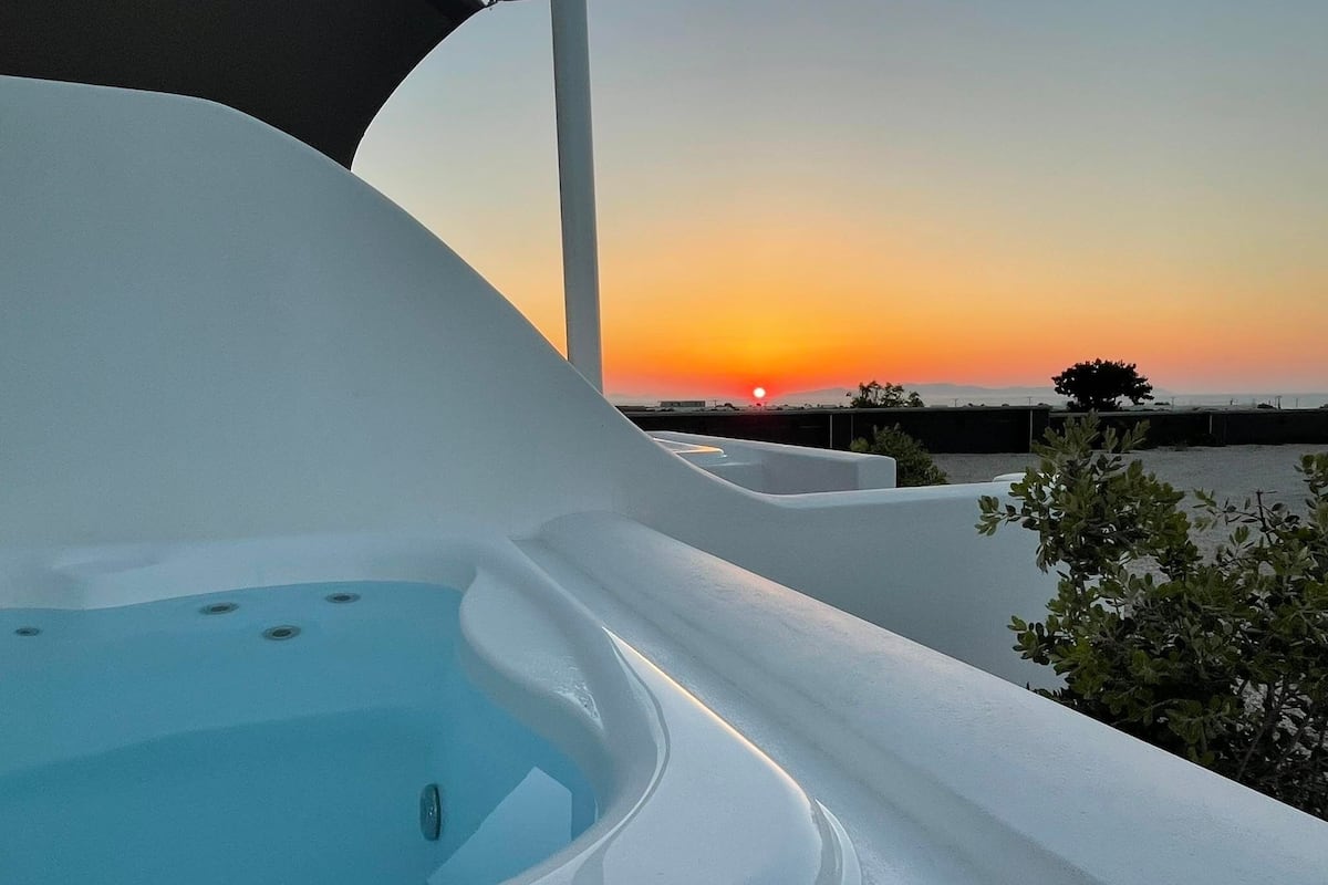 Departamento Deluxe, baño en la habitación (Assyrtiko Vine Villa) | Exterior