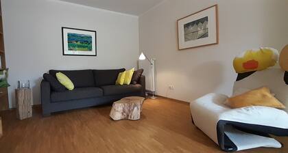 Luxurious apartment (2 rooms; 70 sqm; terrace; garden; air conditioning...)