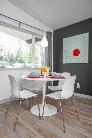 Dining - #StayinMyDistrict Modern Mid-Century Retreat (Beaverton)