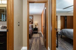 2 bedrooms, iron/ironing board, travel crib, WiFi