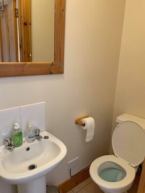Habitación triple | Baño | Regadera, regadera tipo lluvia, secadora de cabello, toallas 