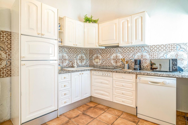 Fridge, stovetop, dishwasher