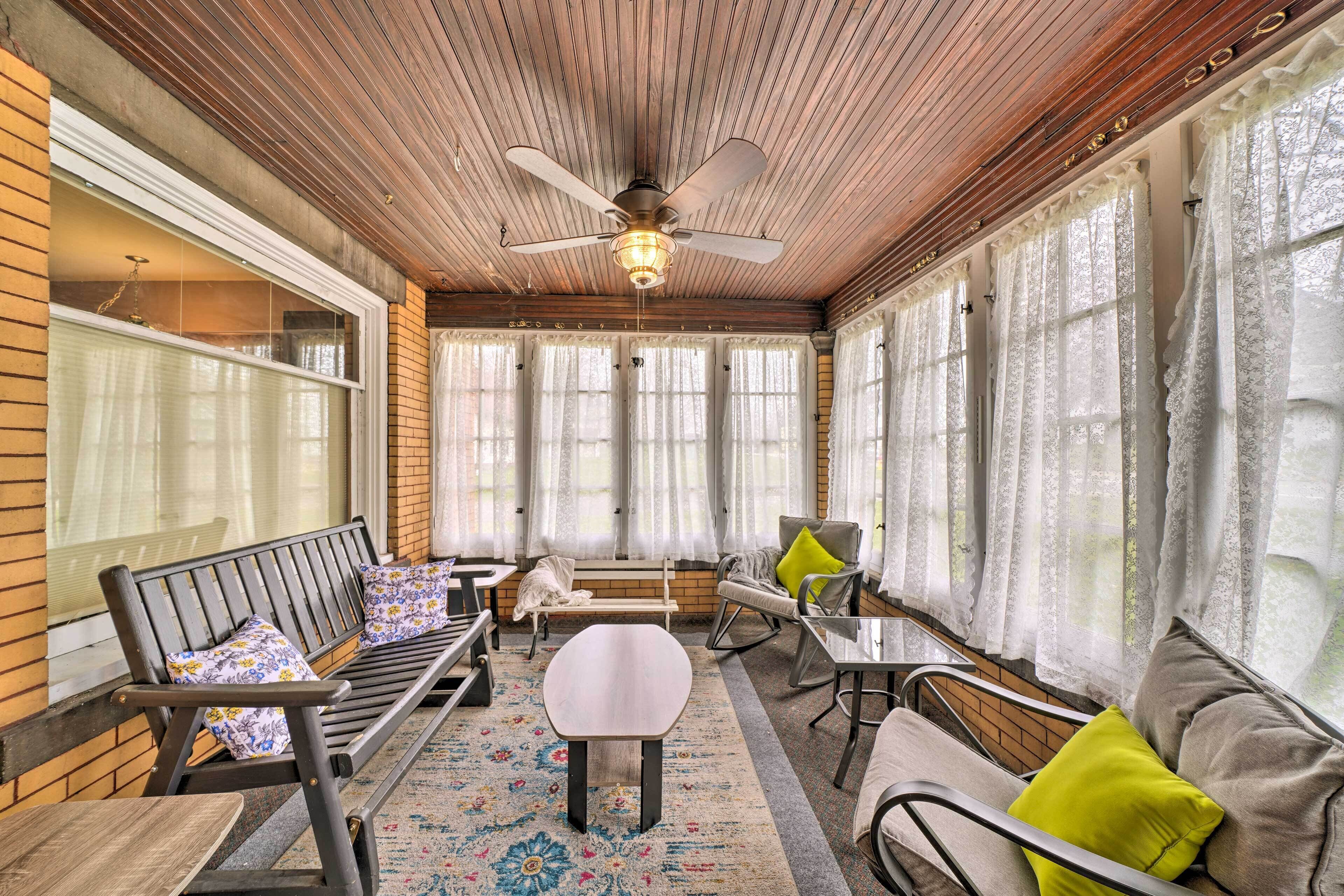 Classy Colonial House w/ Furnished Sunroom!