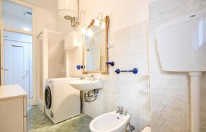 Shower, hair dryer