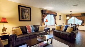 Living area - Spacious River Ranch Private COTTAGE with private porch!  401 (River Ranch)