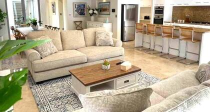 Luxury canal front house with private mooring.