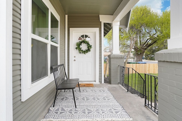 Step out onto our inviting outdoor patio at our property