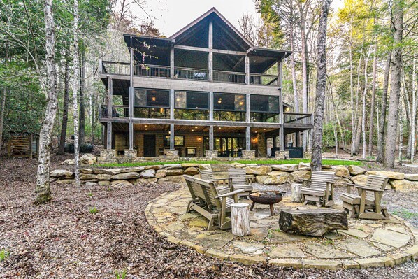 Terrace/patio - November Discounts - The Toccoa River - Aska Adventure Area - Hike, Fish & Relax (Blue Ridge)