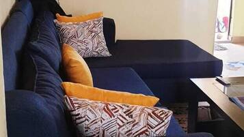 Classic Apartment | Living area | 14-inch Smart TV with digital channels, TV