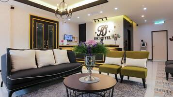 Sala de estar en el lobby