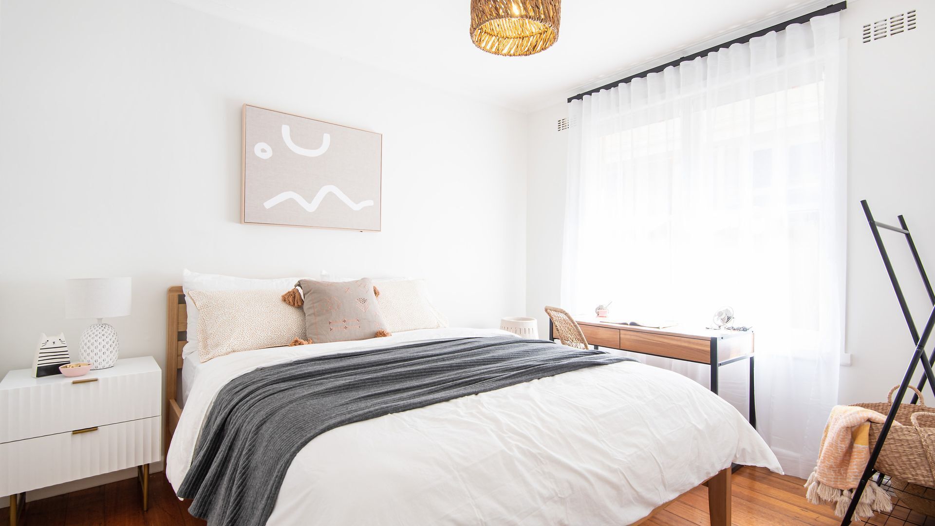 2 bedrooms, iron/ironing board, travel crib, free WiFi