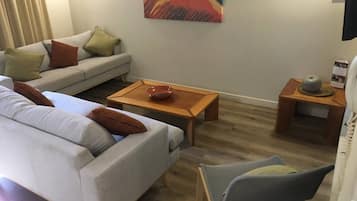 TV, DVD player, stereo