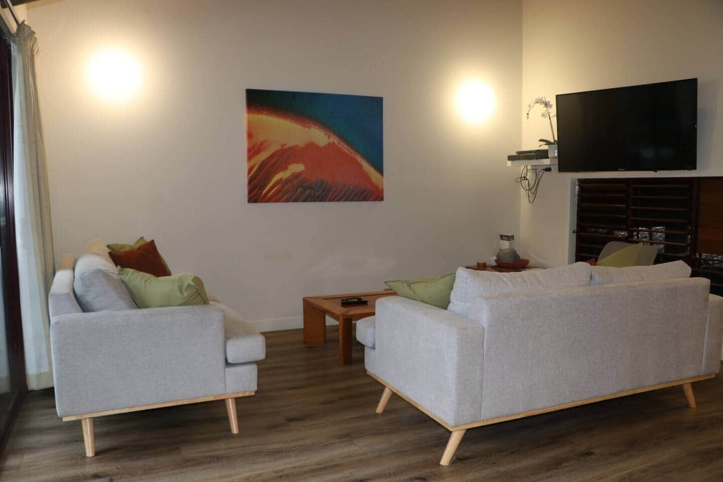 TV, DVD player, stereo