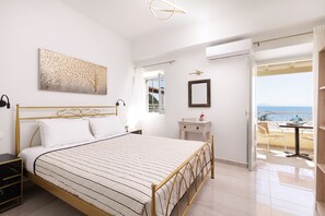 Apartment, 1 Bedroom, Balcony, Sea View | Free WiFi, bed sheets