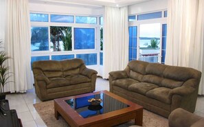 Family Apartment | Living area | 14-inch Smart TV with digital channels, TV