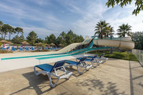 Mobile Home Elisa et Christophe avec piscine partagée terrasse et climatisation