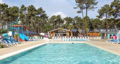 Mobile Home Elisa et Christophe avec piscine partagée terrasse et climatisation
