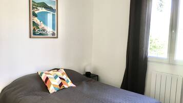 2 chambres, lit parapluie, Wi-Fi gratuit, draps fournis