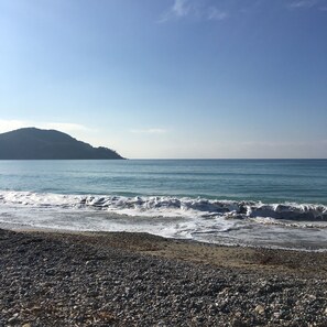 Tæt på stranden