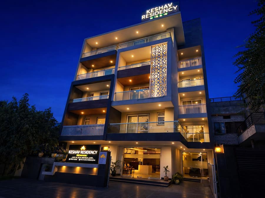 Overnatningsstedets facade