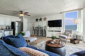 TV, DVD player - Hello Sunshine! Remodeled Estero Beach & Tennis Club 1004B Vacation Condo w/ Gulf View! (Fort Myers Beach)
