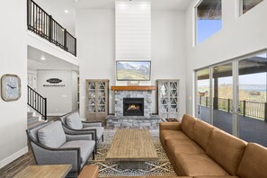 Smart TV, fireplace, video games, Netflix