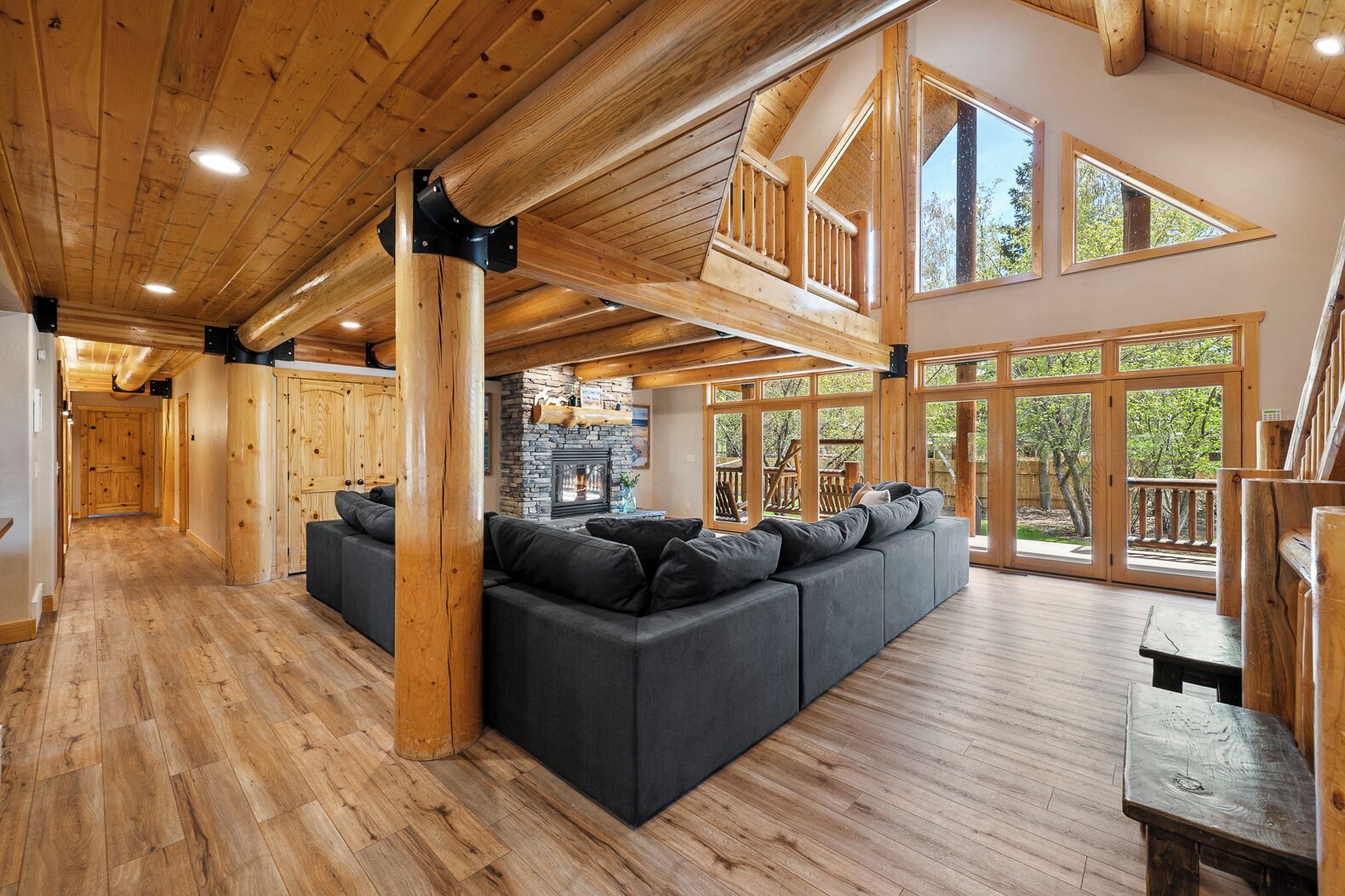 Papa Bear Lodge (Sleeps 52) by Bear Lake Luxury Rentals