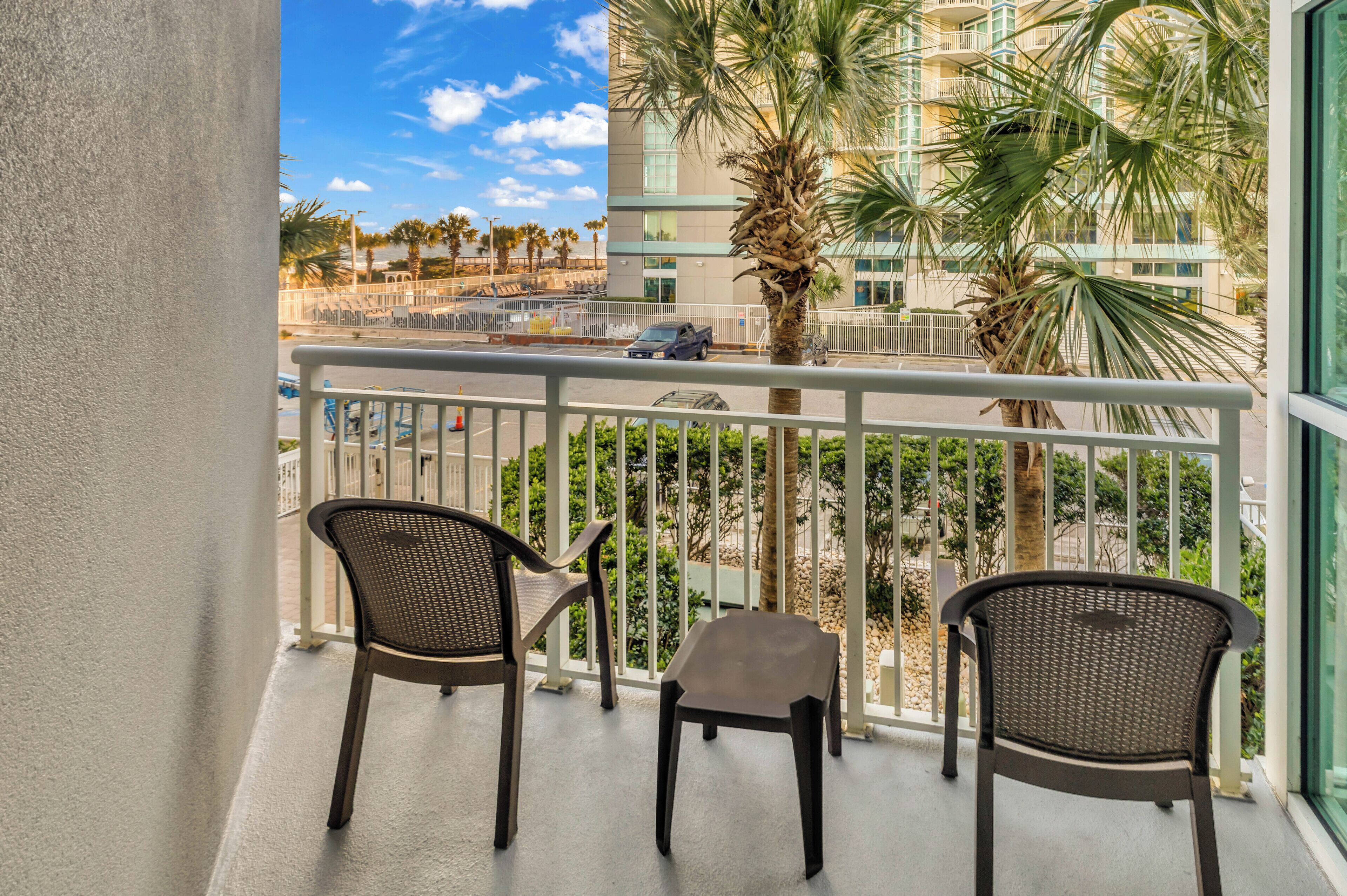 家庭公寓客房, 2 間臥室, 陽台, 海濱 | 陽台景觀