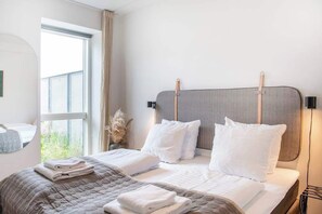 2 makuuhuonetta, silitysrauta/-lauta, Wi-Fi, vuodevaatteet