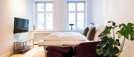 1 soveværelse, skrivebord, strygejern/strygebræt, Wi-Fi