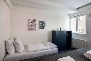 2 bedrooms, iron/ironing board, travel crib, WiFi