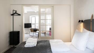 2 bedrooms, iron/ironing board, travel crib, WiFi