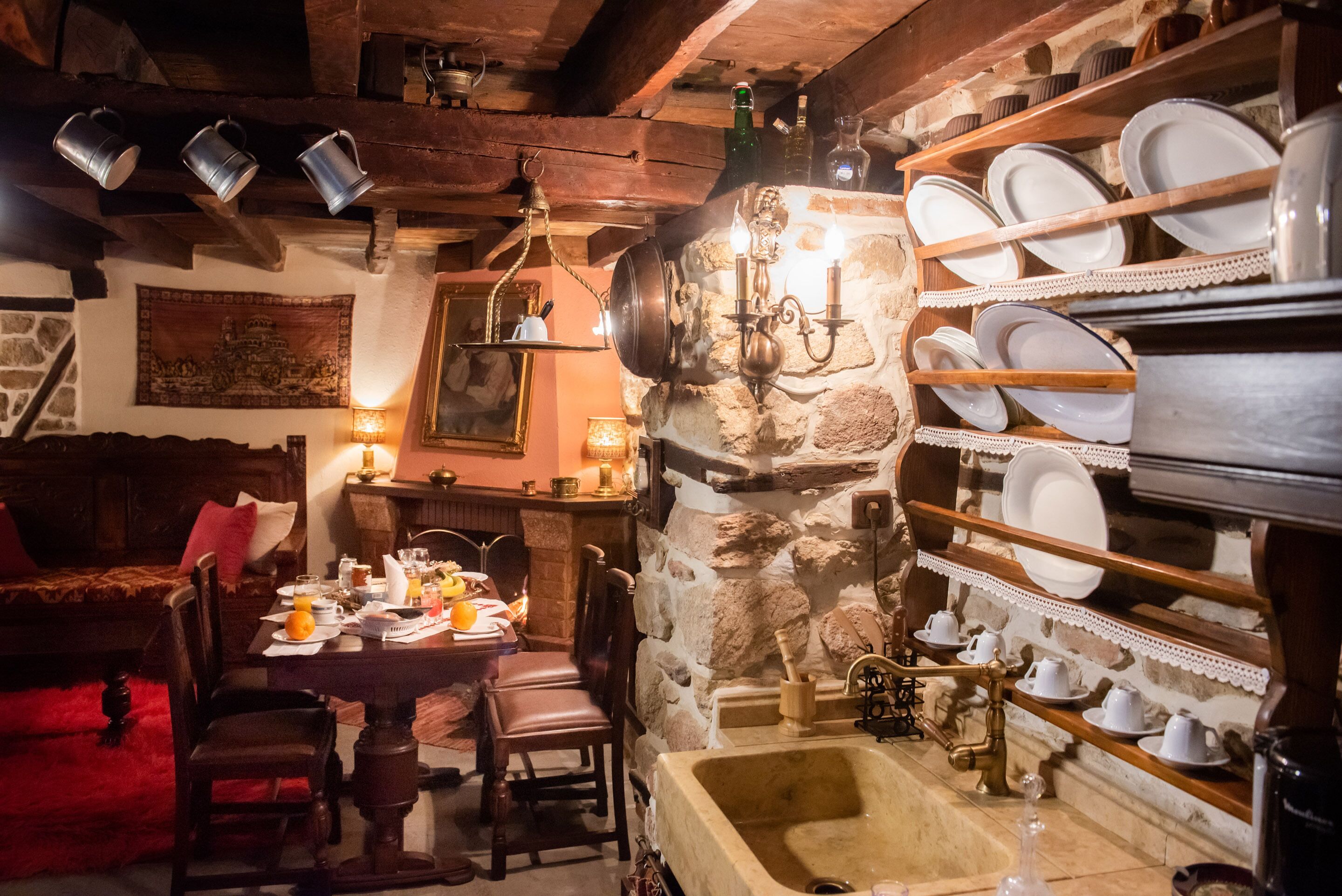 Traditional Chalet | Private kitchen | Espresso maker, electric kettle