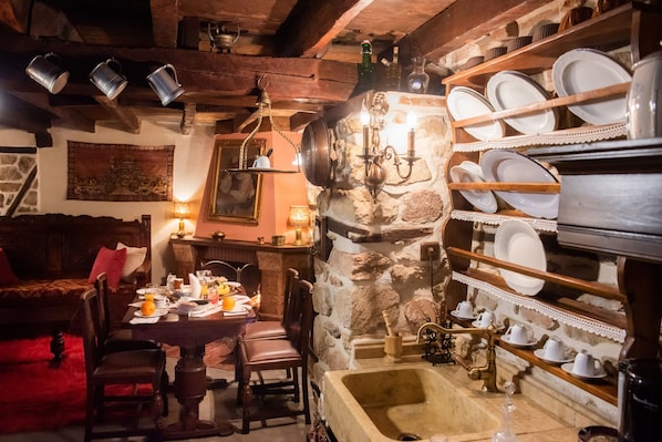 Traditional Chalet | Private kitchen | Espresso maker, electric kettle