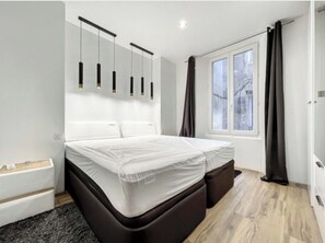 3 chambres, fer et planche Ă repasser, Wi-Fi, draps fournis