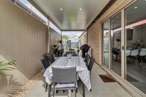 Outdoor dining - Newly built cozy double storey 3 bed room house at Prospect. (Prospect)