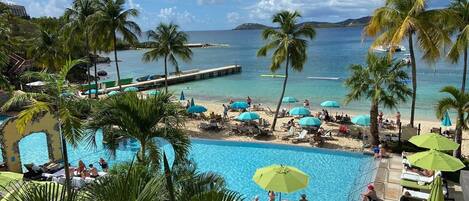 Outdoor pool, an infinity pool