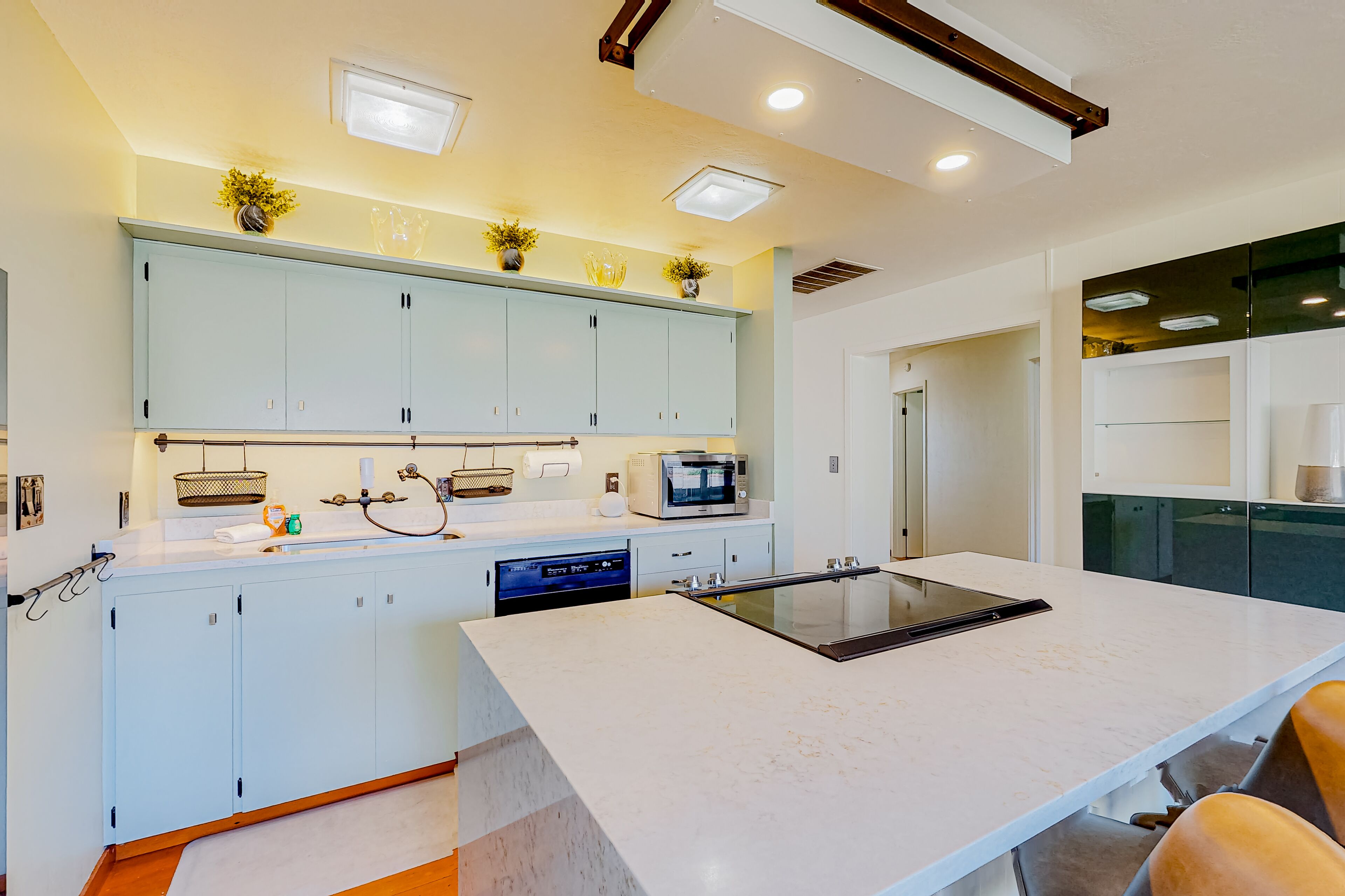 Dog-friendly home with great deck, firepit & fireplace - walk to shops & dining