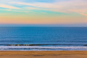 Na praia