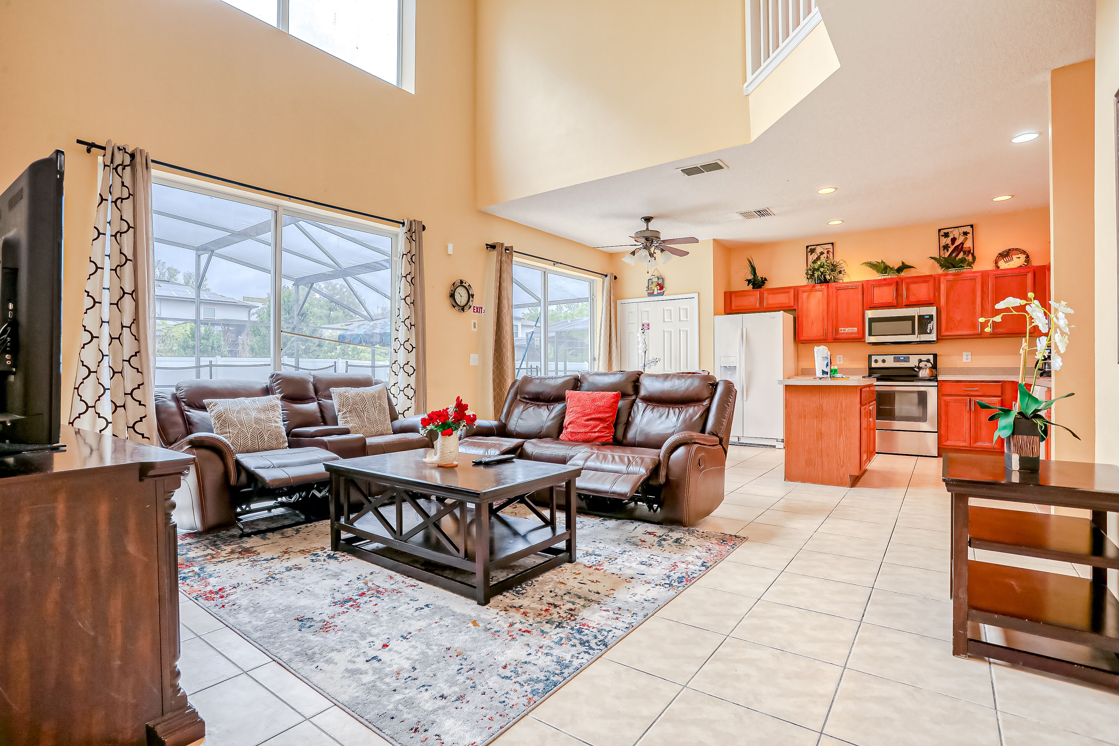 Spacious home with private pool, WiFi, central AC, and game room with pool table