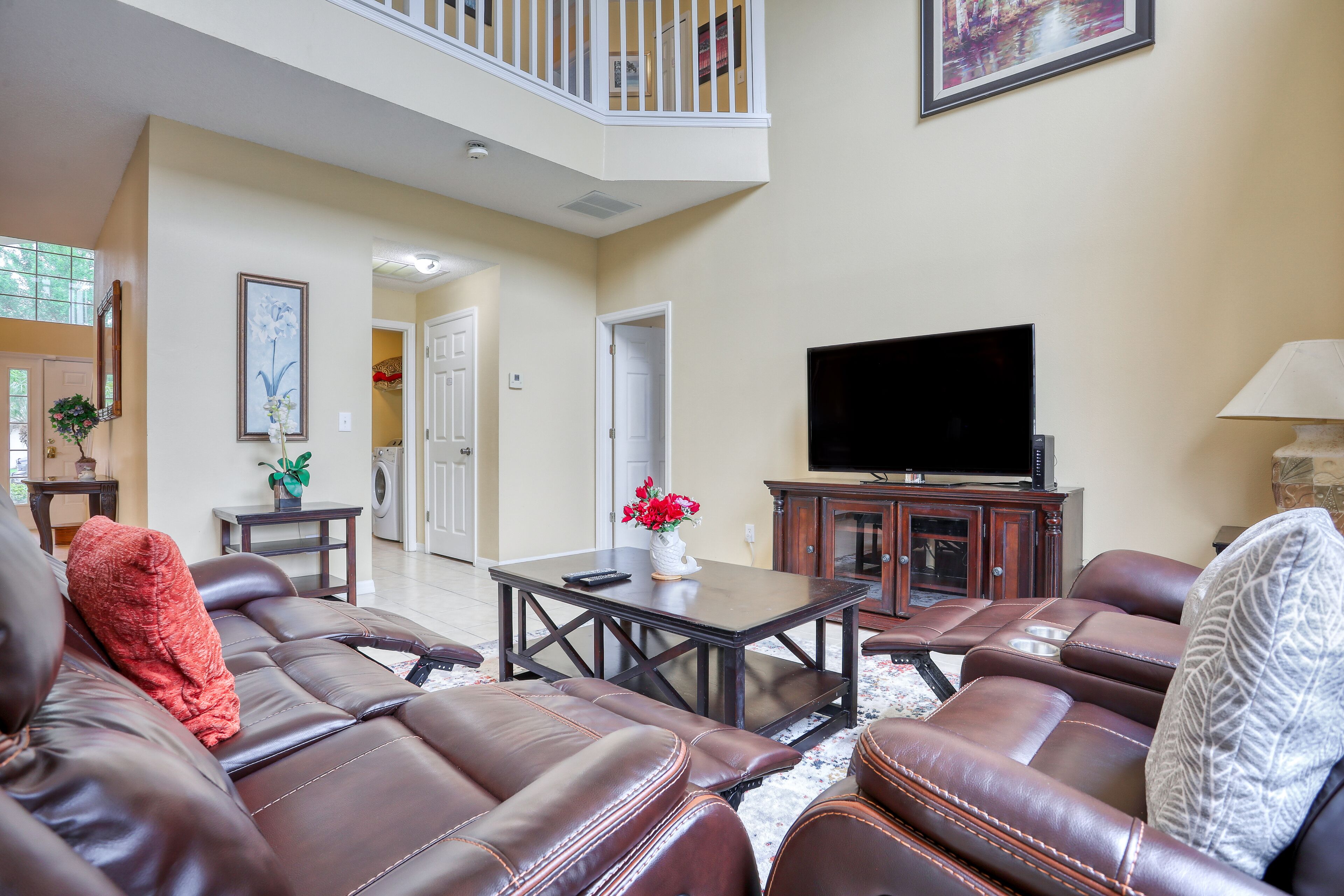 Spacious home with private pool, WiFi, central AC, and game room with pool table