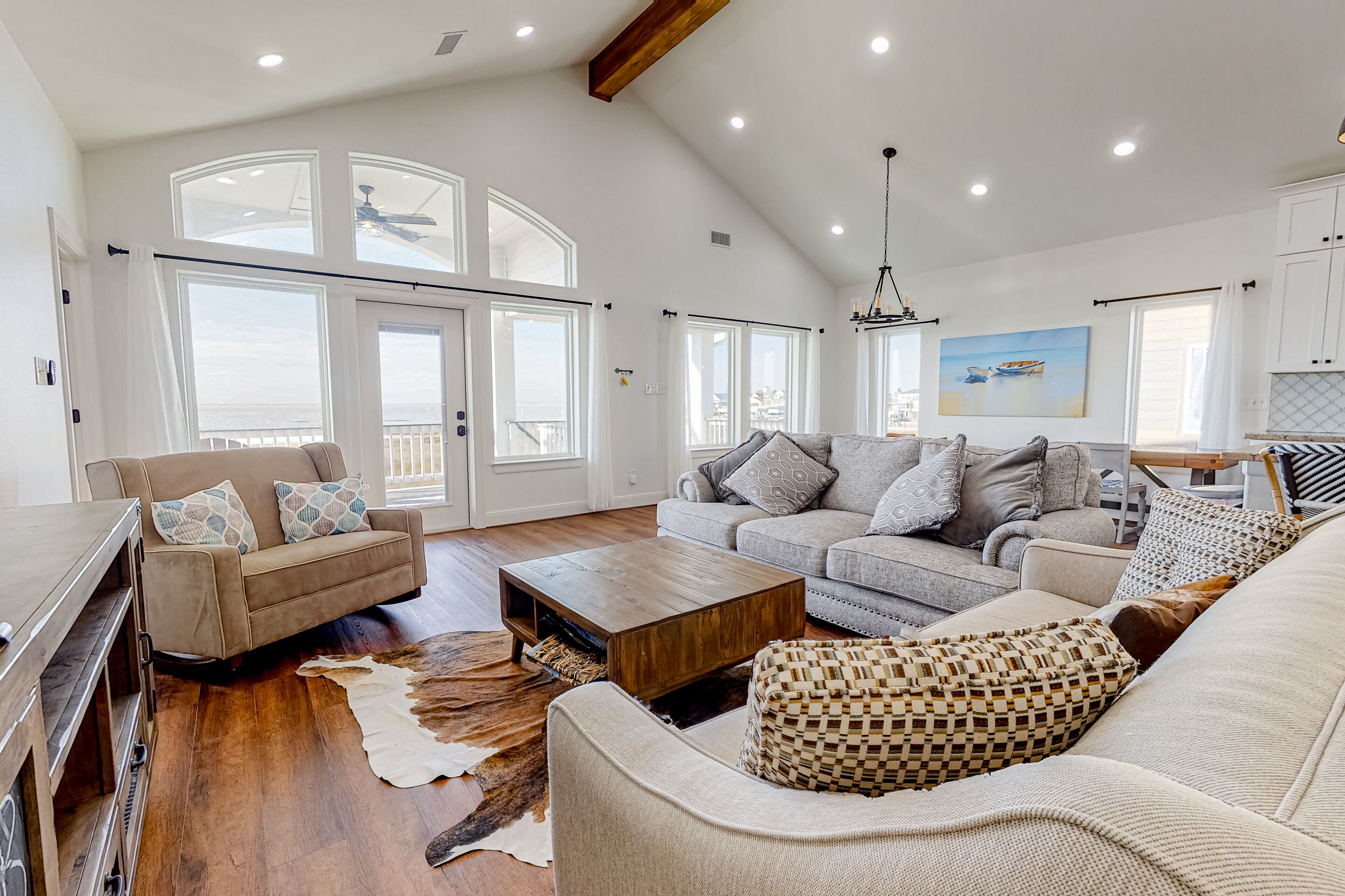 Dog-friendly, waterfront escape with WiFi, pier, boat launch, central AC, & W/D