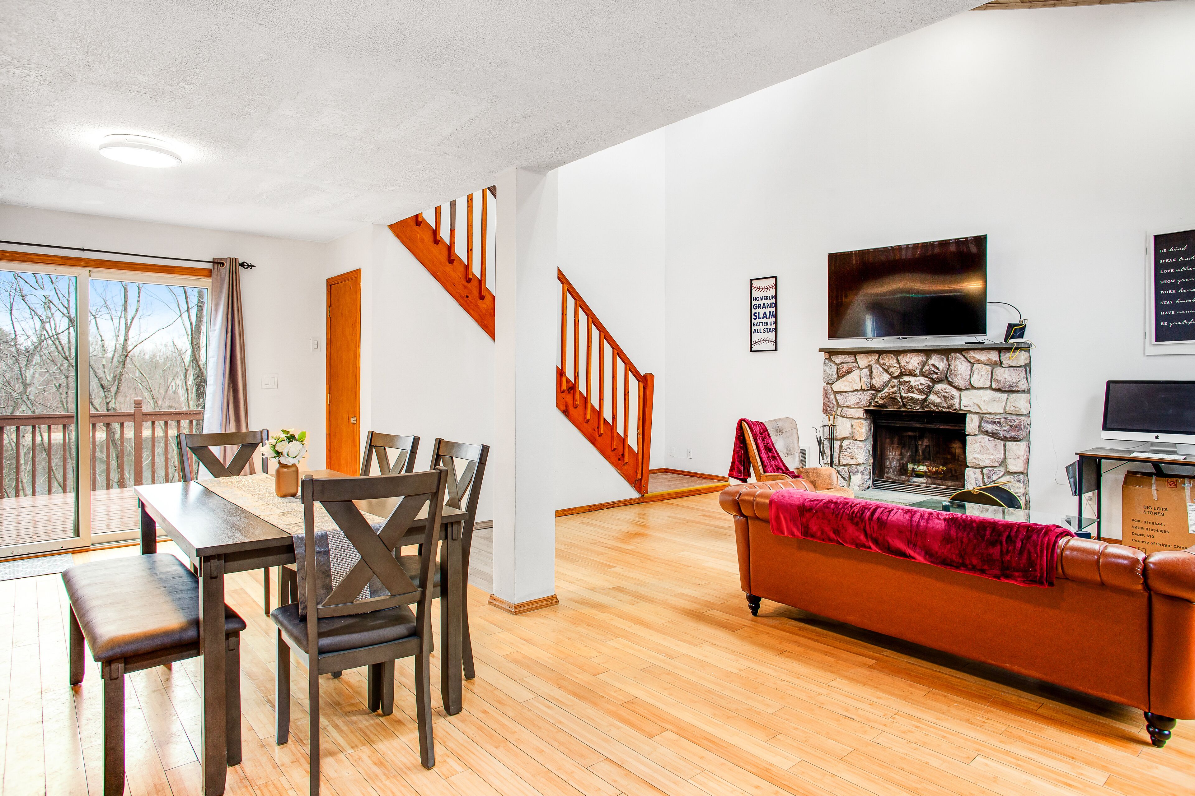 Serene, dog-friendly lakefront retreat w/ private sauna, lake view, & fireplace