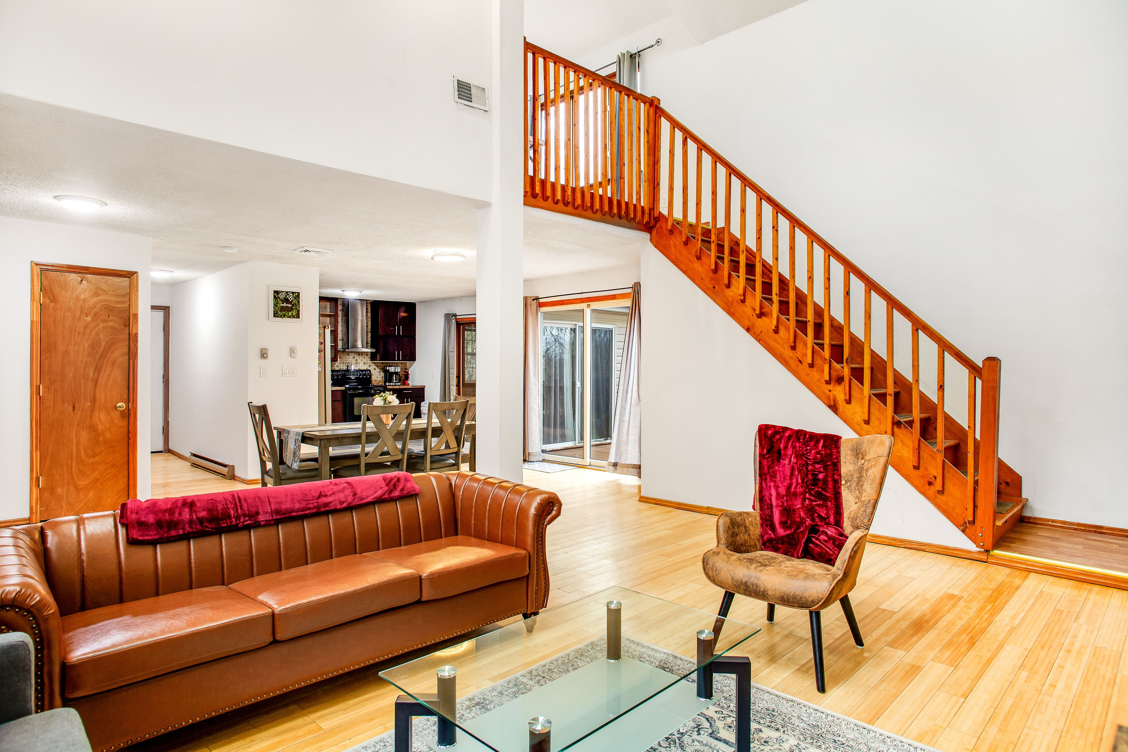 Serene, dog-friendly lakefront retreat w/ private sauna, lake view, & fireplace