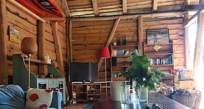 Typical Warmia country house near lakes