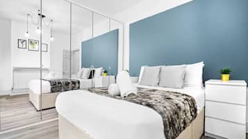 4 bedrooms, iron/ironing board, travel cot, free WiFi