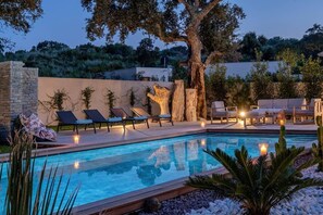 Pool - Villa Renajolo. 10 pers, piscine chauffée, 3 min plage en voiture (Sainte Lucie de Porto Vecchio)