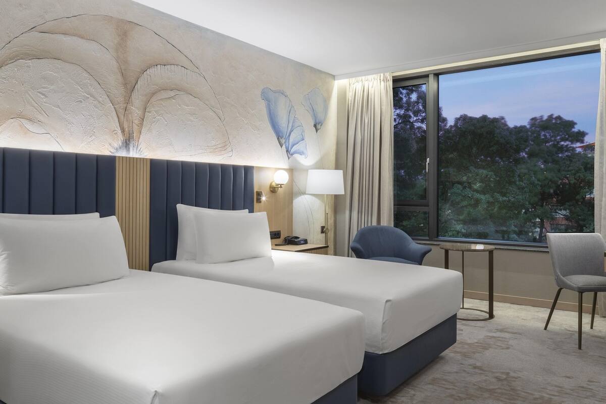 premium bedding, memory-foam beds, minibar, in-room safe